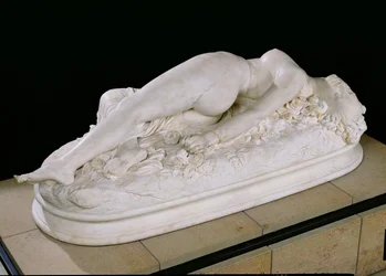Donna morsa da un serpente, 1847